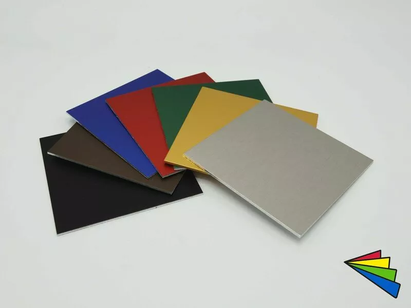 Geanodiseerde aluminium platen in diverse kleuren