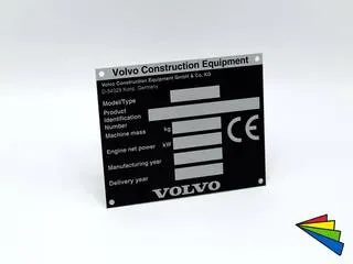 Typeplaten voor voertuigen & vaartuigen