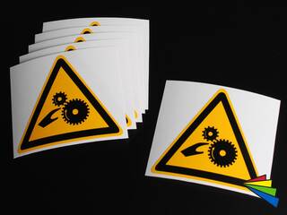 Stickers voor waarschuwing en veiligheid