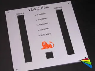 Verdiepingsborden & ruimteaanduidingen